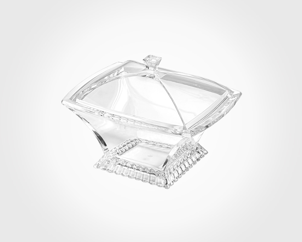 قندانة أكريليك مستطيلة