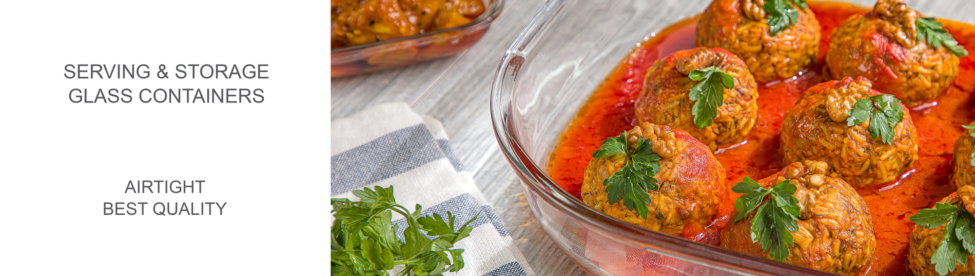 GLASS CONTAINER-serving & storage 2.750 L