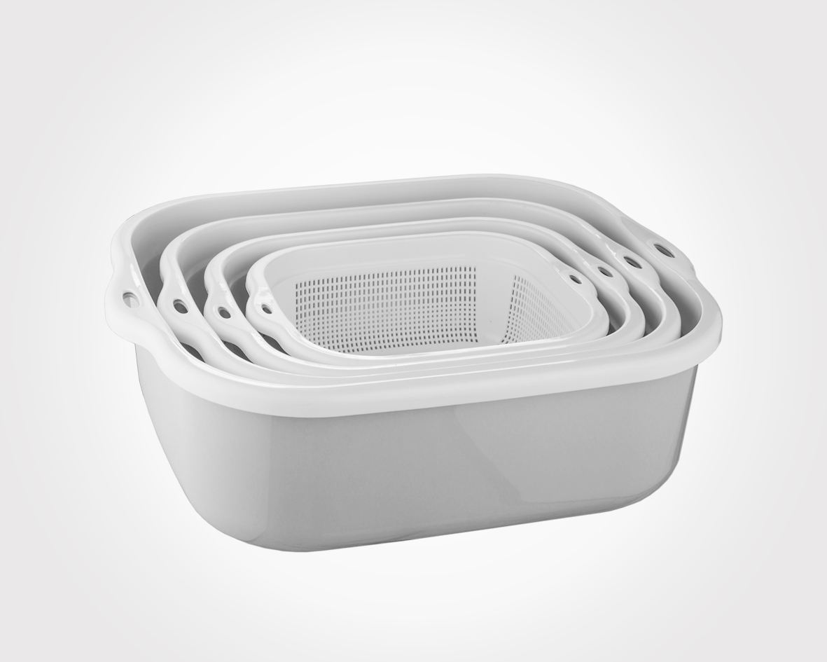 NASIM COLANDER & BASIN 8 PIECES SET