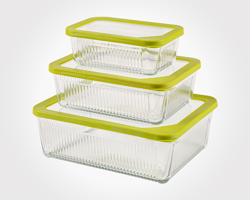 RECTANGLE GLASS CONTAINER