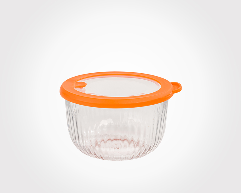 GLASS BOWL WITH VENTED LID 970 ML