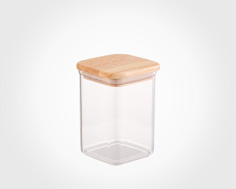 Sarina spice canister with wooden lid NO.2