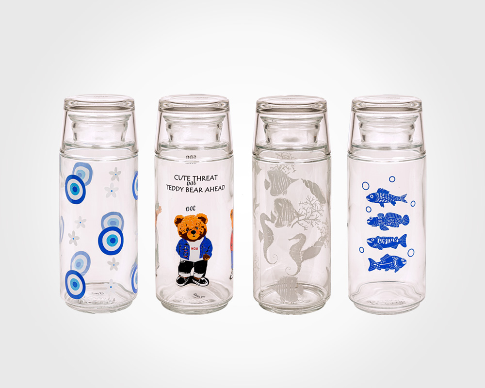 PRINTED BEDSIDEWATER CARAFE 800ML